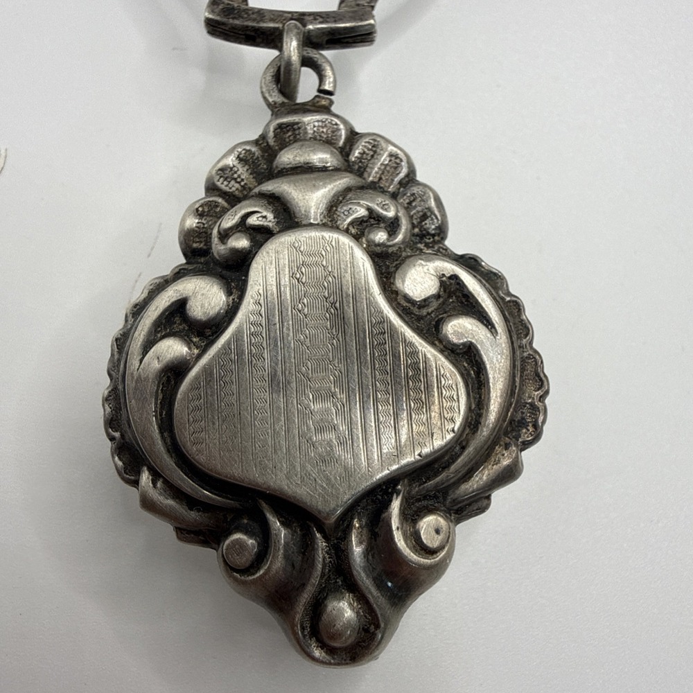 Antique William B Kerr SS Shield Form Aide De Memorie 1895-1905 - Picture 2 of 6